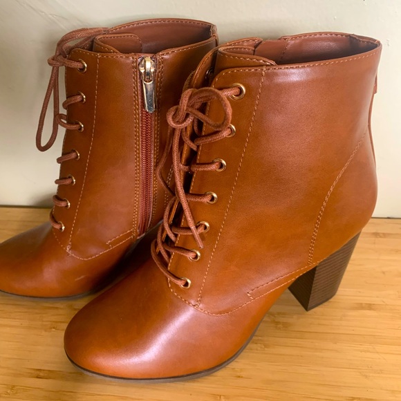 Shoes - Lace Up Booties